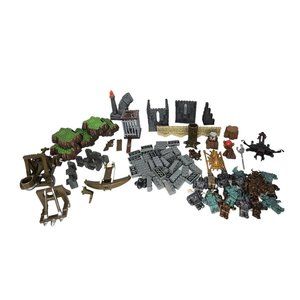 Mega Bloks Dragons Orcs Ogres Knights Weapons MiniFig Krystal Figure Lot